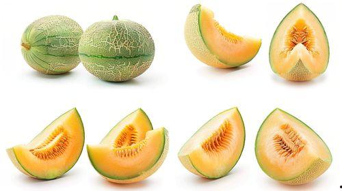 上热门新疆哈密瓜图片,甜蜜诱惑，瓜香四溢的西域珍果